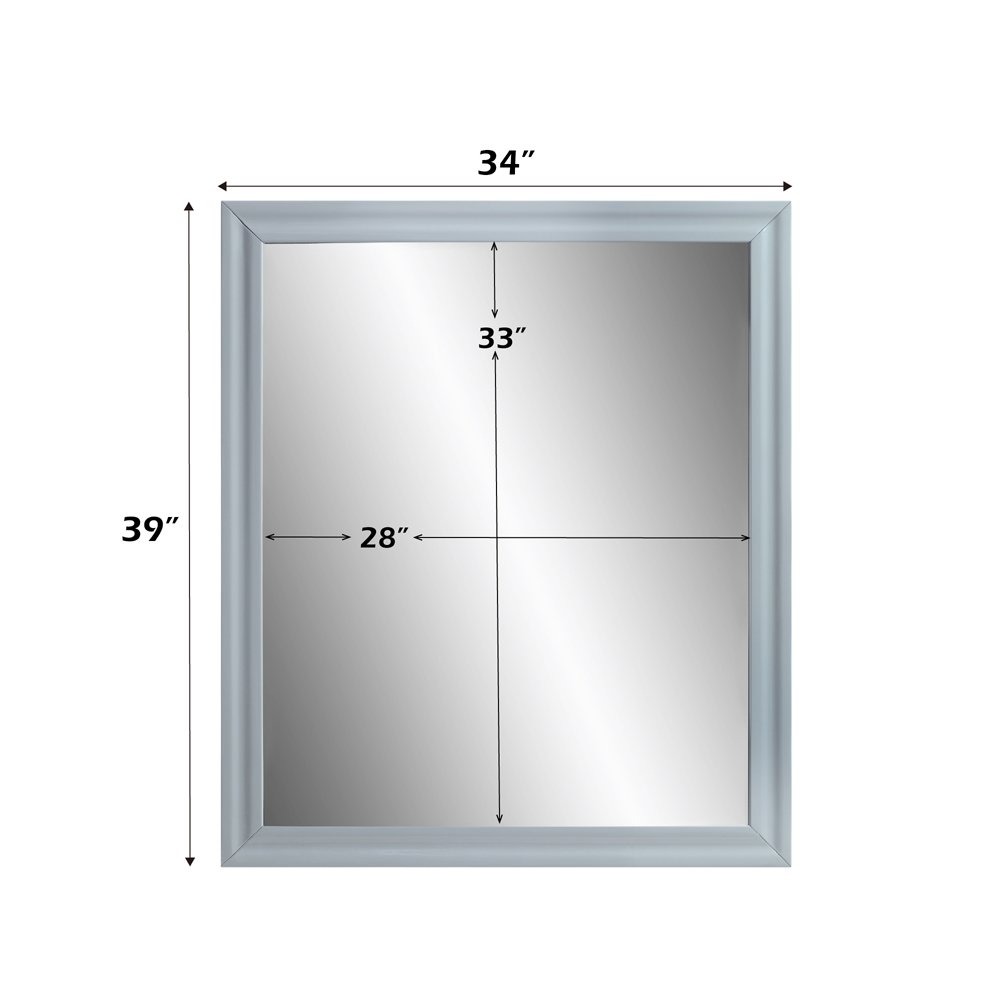 Gaines Mirror Gray High Gloss. Picture 4