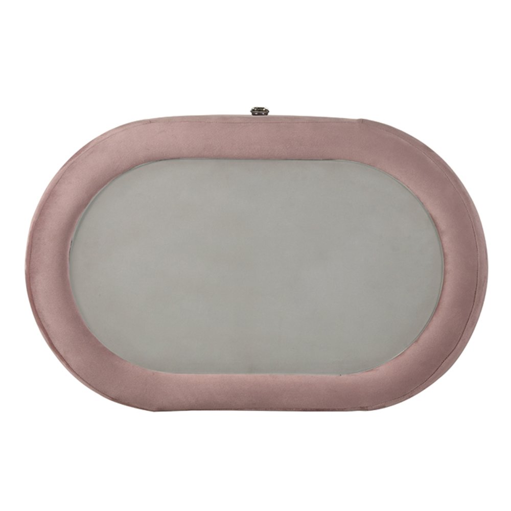 Salonia Nightstand Pink Velvet. Picture 6