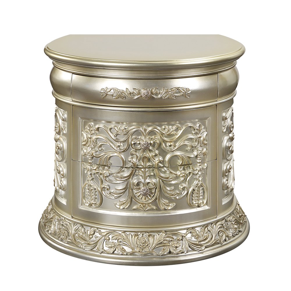 Sorina Nightstand Antique Gold. Picture 3