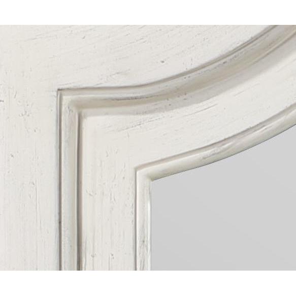 Jaqueline Mirror in Antique White Finish. Picture 5
