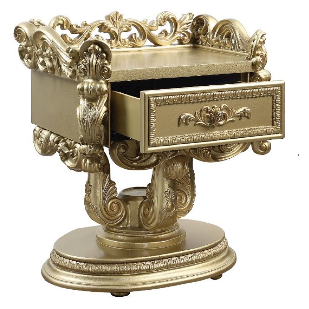 Bernadette Nightstand Gold. Picture 4