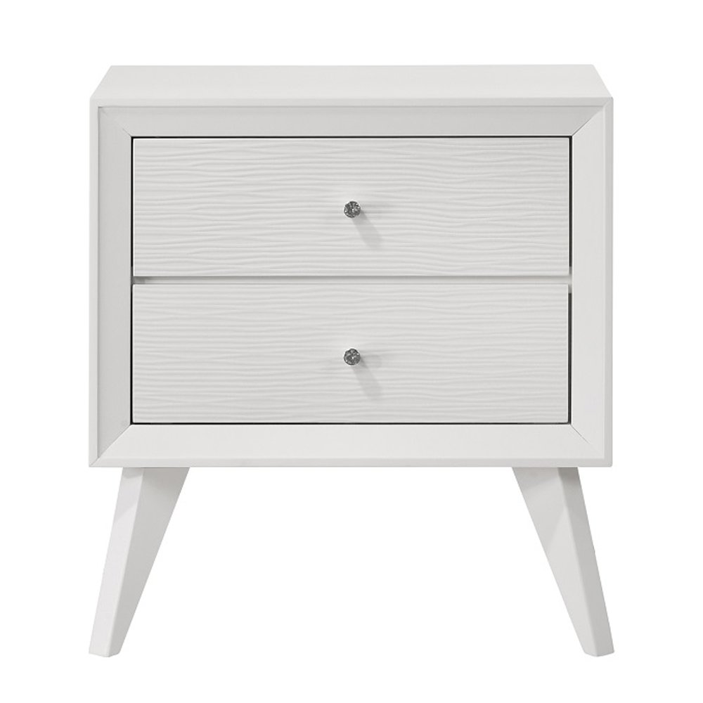 Cerys Nightstand White Finish. Picture 3