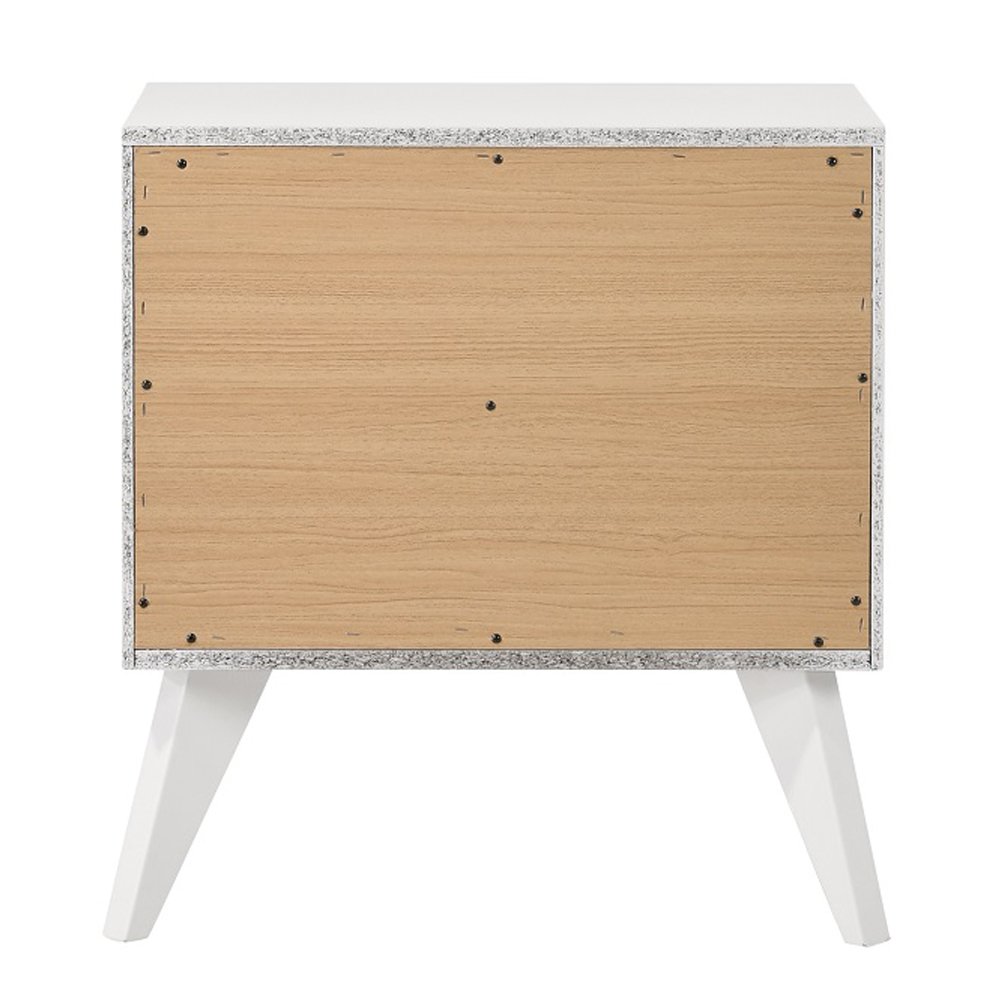 Cerys Nightstand White Finish. Picture 4