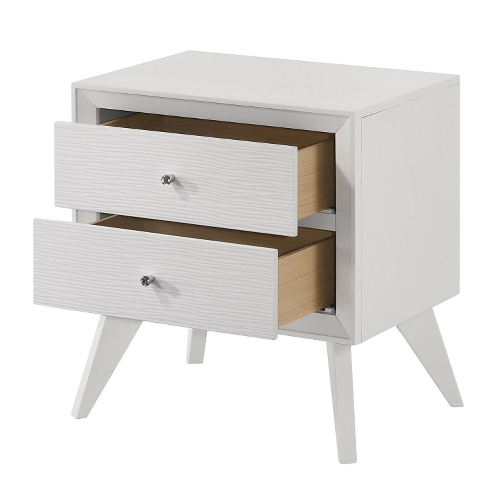 Cerys Nightstand White Finish. Picture 5