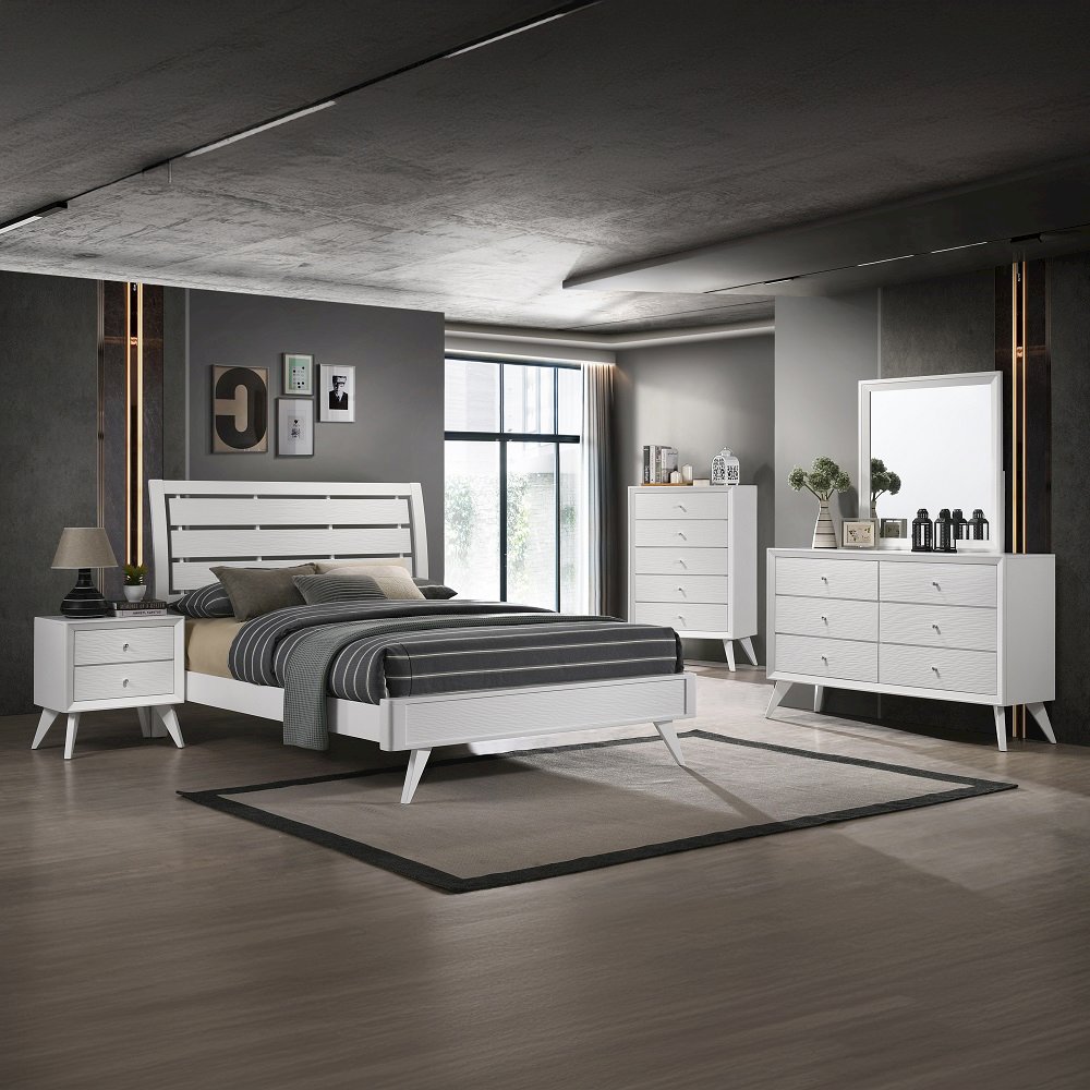Cerys Nightstand White Finish. Picture 7