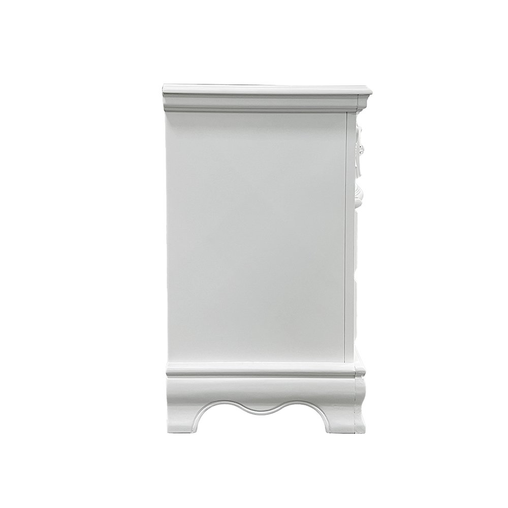 Flora Nightstand White. Picture 6