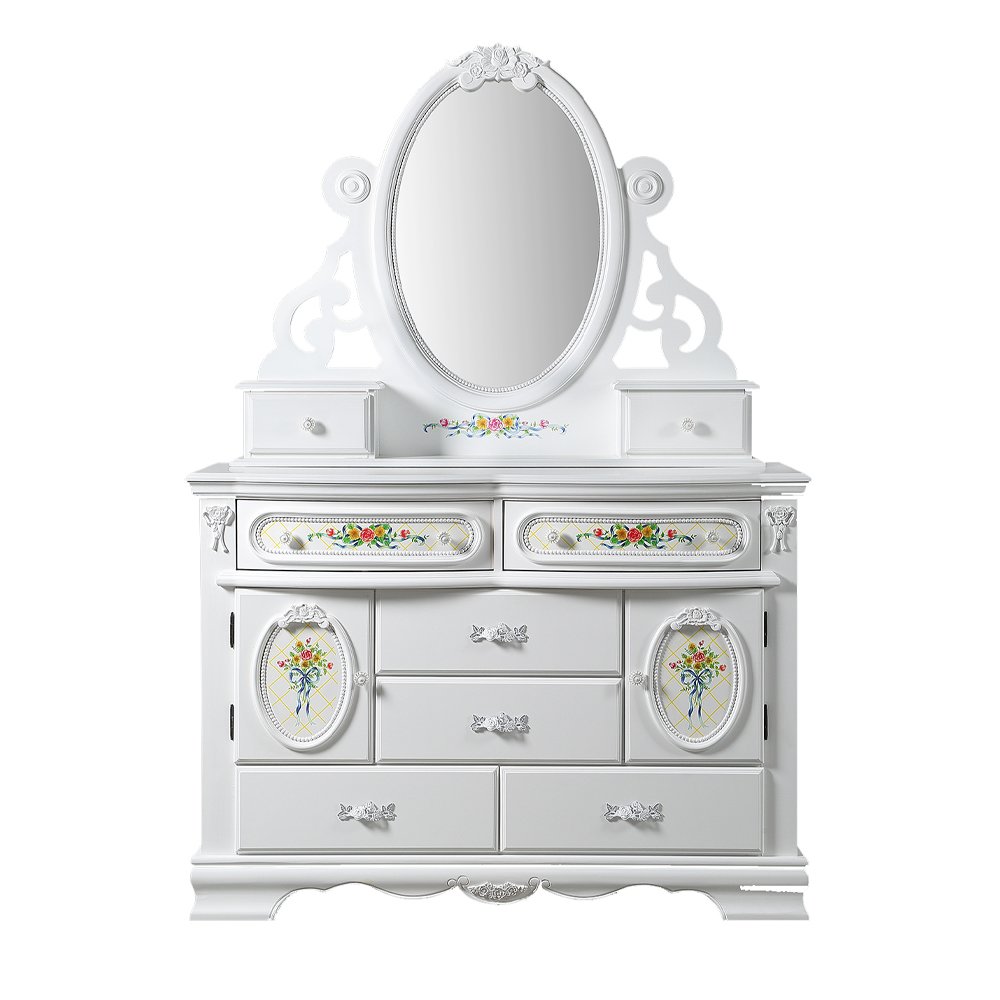 Flora Dresser w/Door White. Picture 7