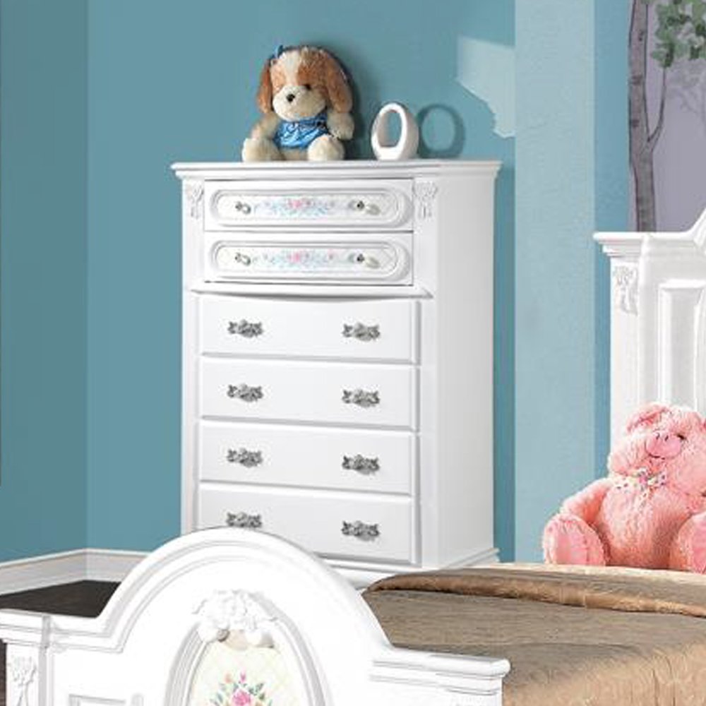 Flora Chest White. Picture 1