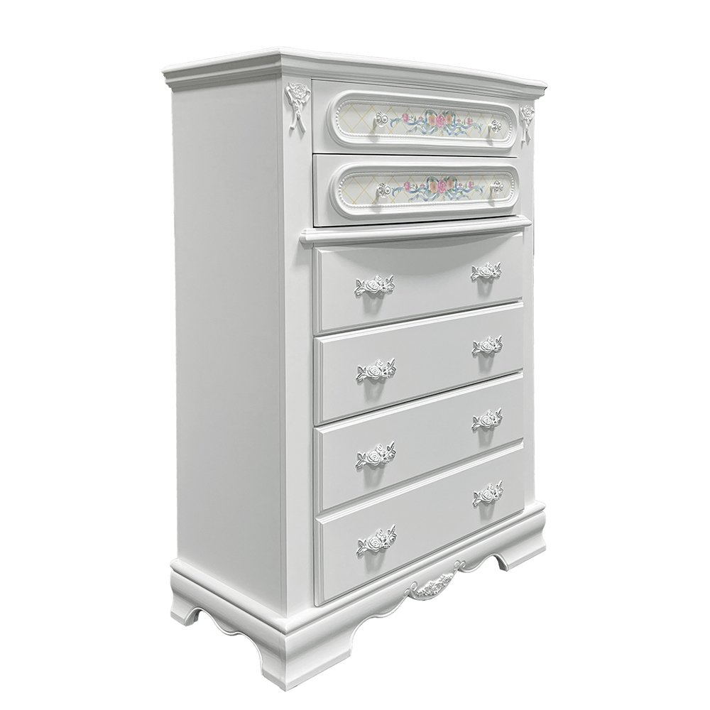 Flora Chest White. Picture 2