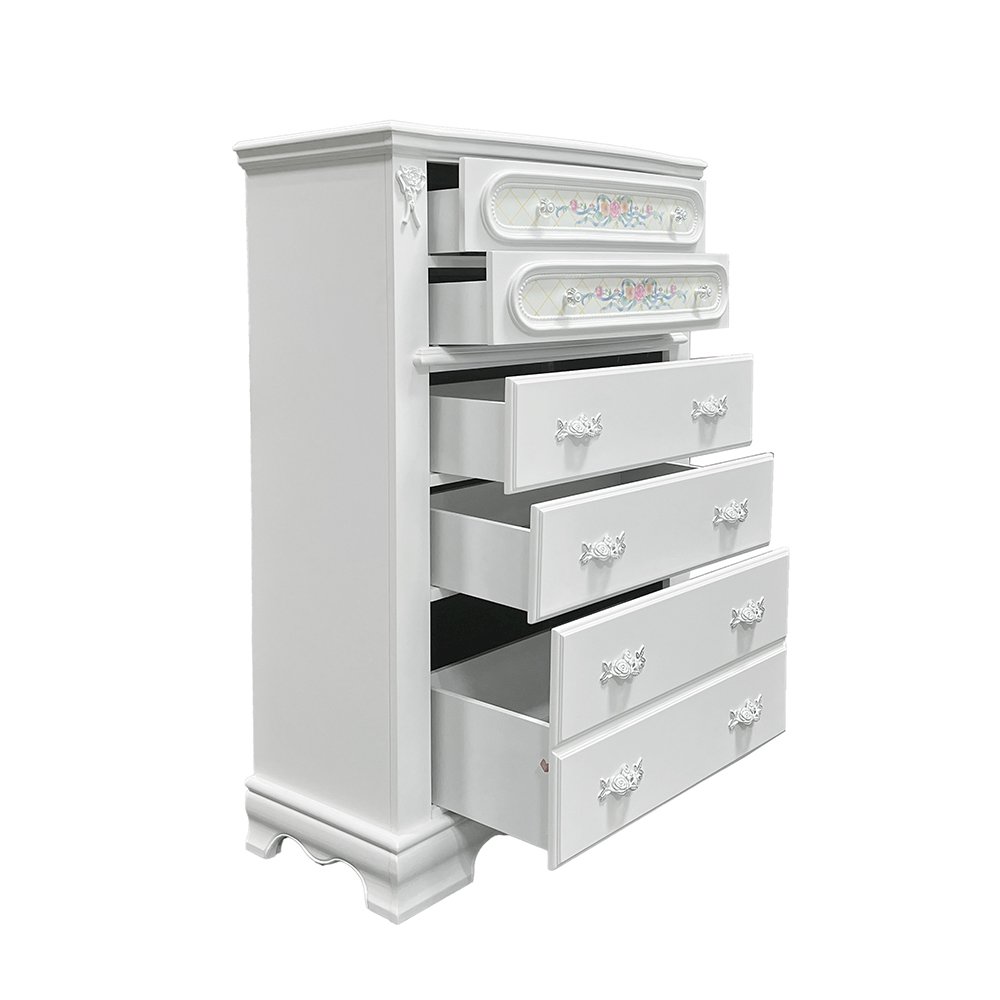 Flora Chest White. Picture 3