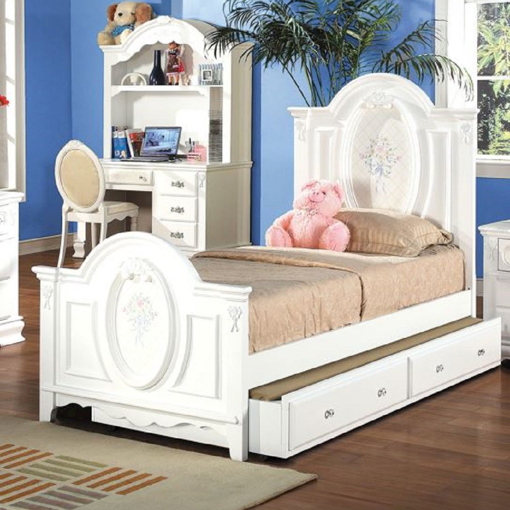 Flora Twin Bed White. Picture 6