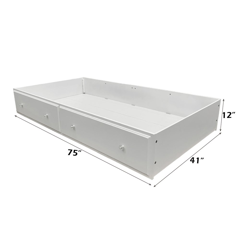 Flora Twin Trundle White. Picture 8