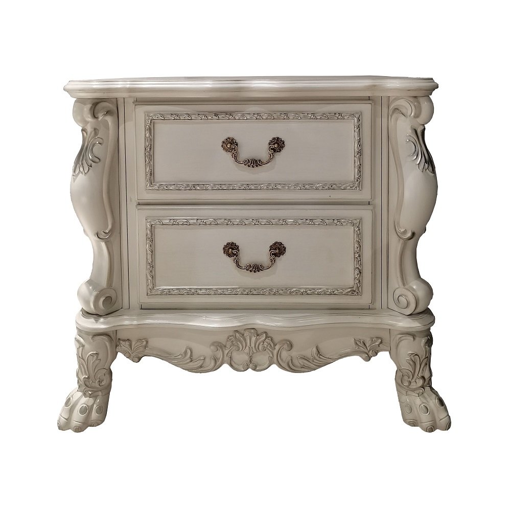 Dresden Nightstand Bone White. Picture 2