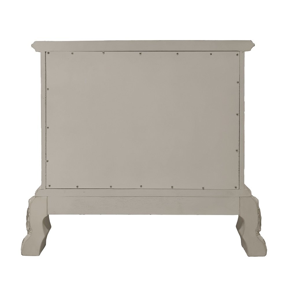 Dresden Nightstand Bone White. Picture 4