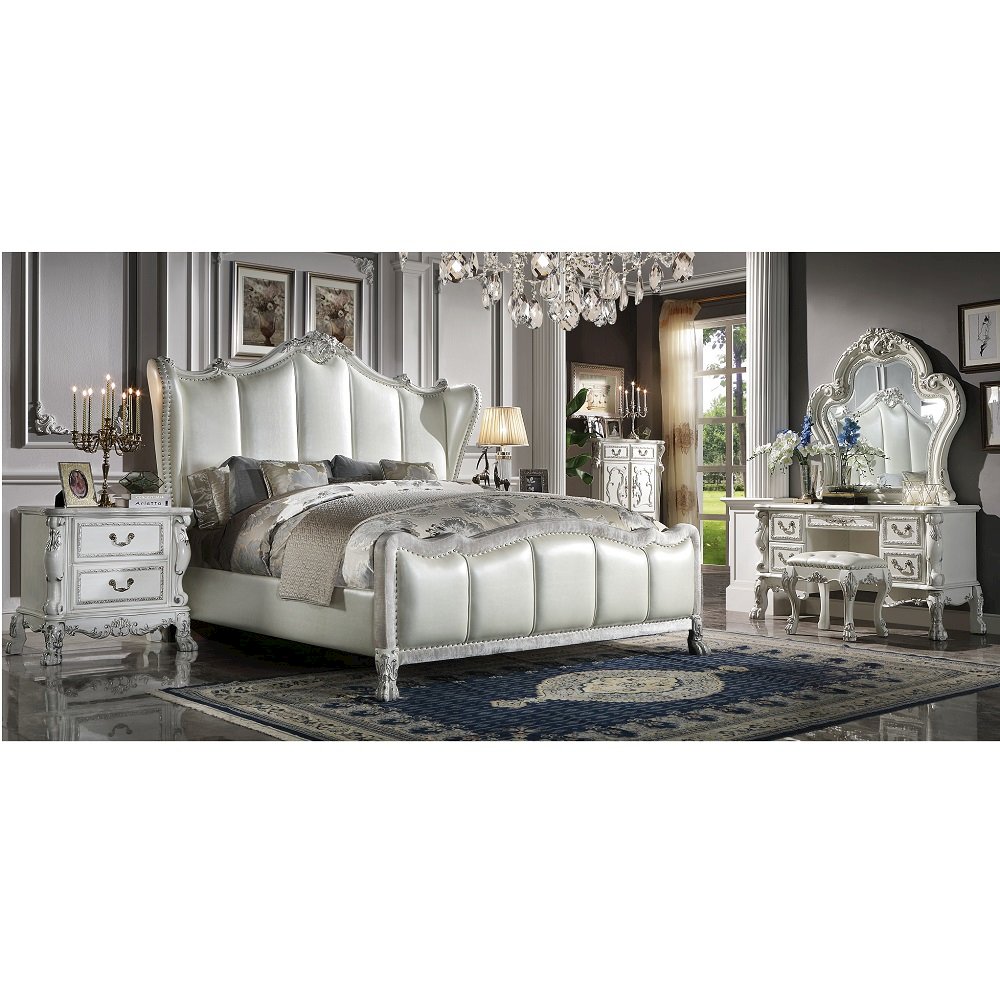 Dresden Nightstand Bone White. Picture 5
