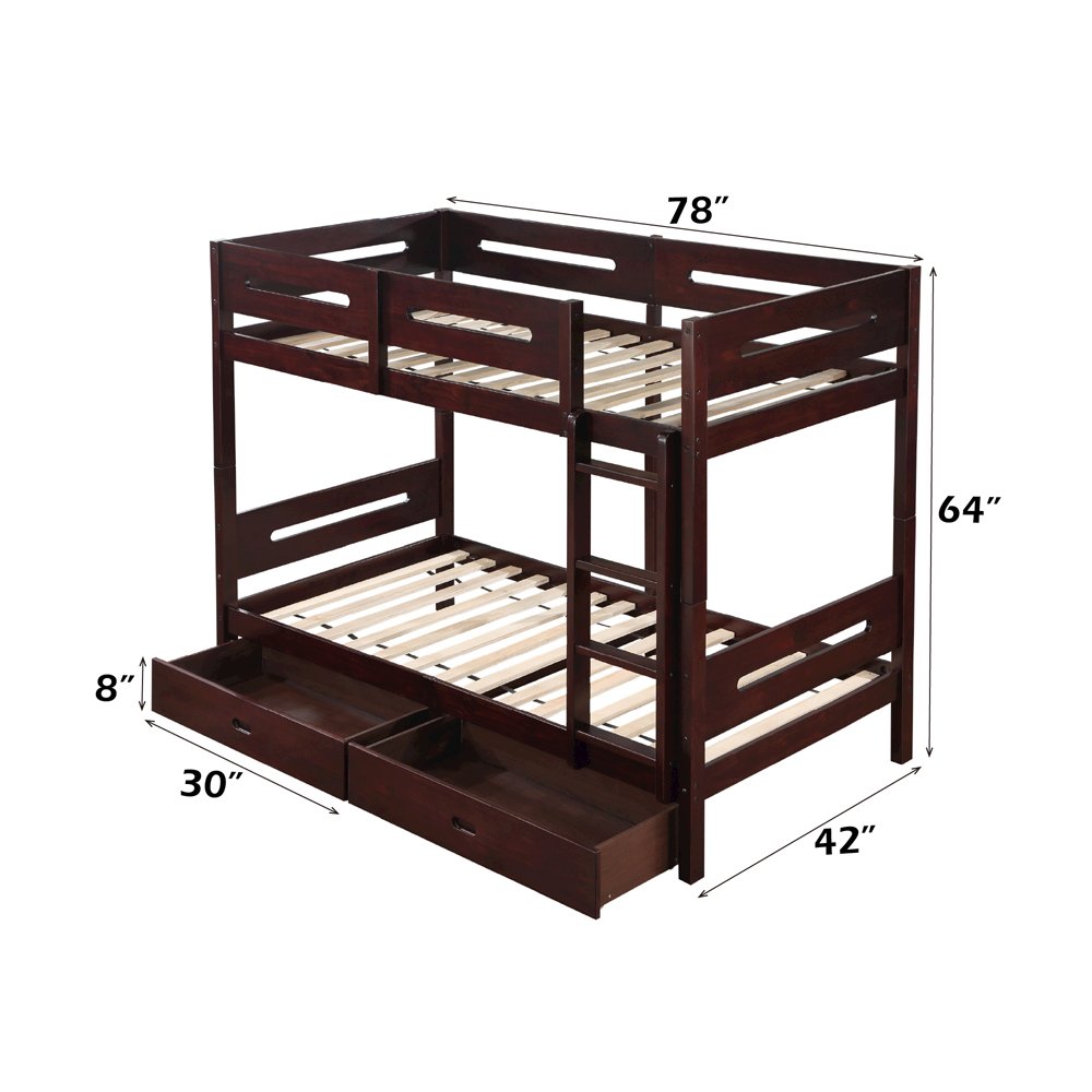 Nissa 2 Drawers-Optional Espresso. Picture 6