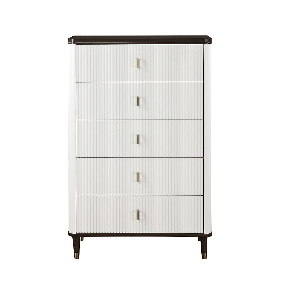 Carena Chest White & Walnut. Picture 3