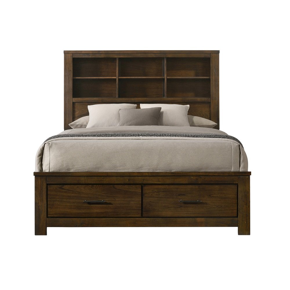 Merrilee II Queen Bed Oak. Picture 3