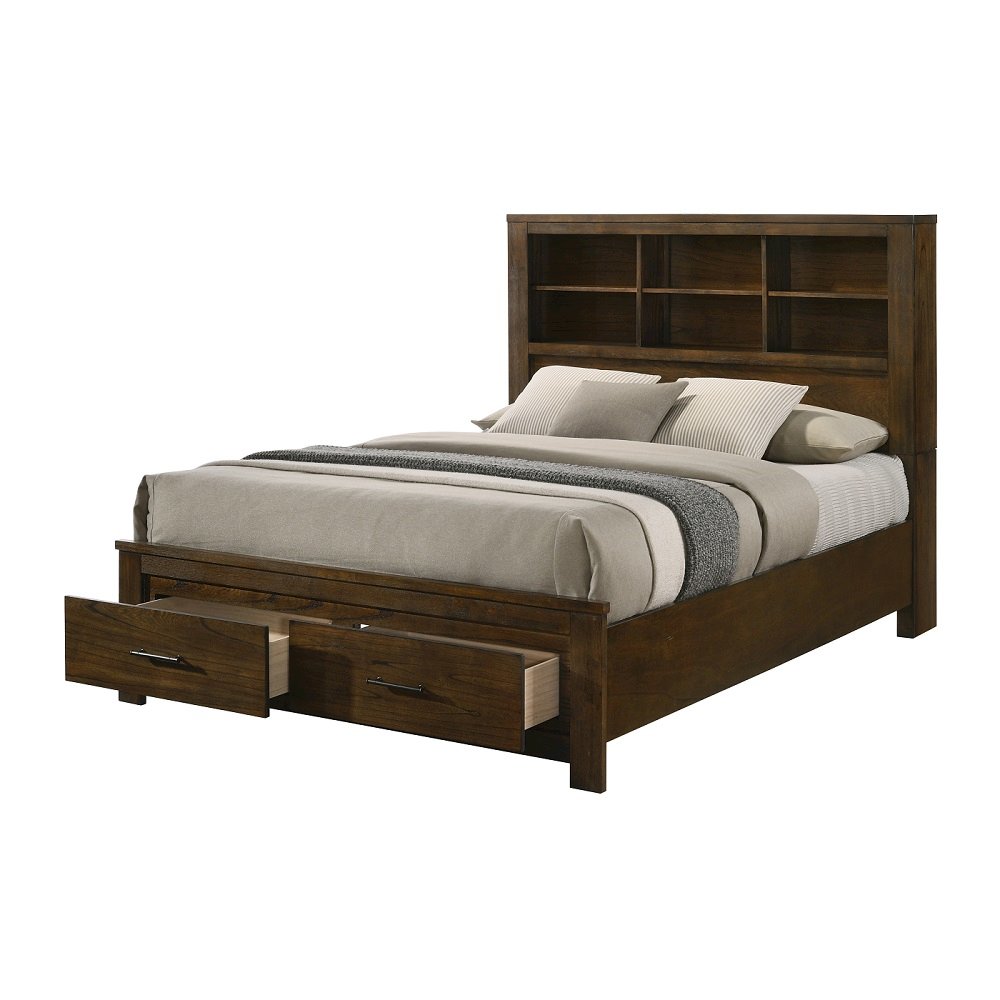 Merrilee II Queen Bed Oak. Picture 5