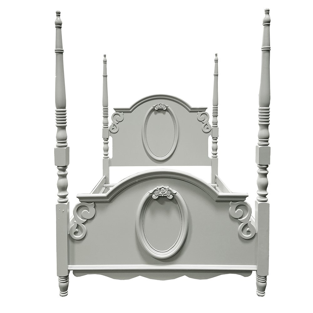 Flora Full Bed (Poster) Gray. Picture 2