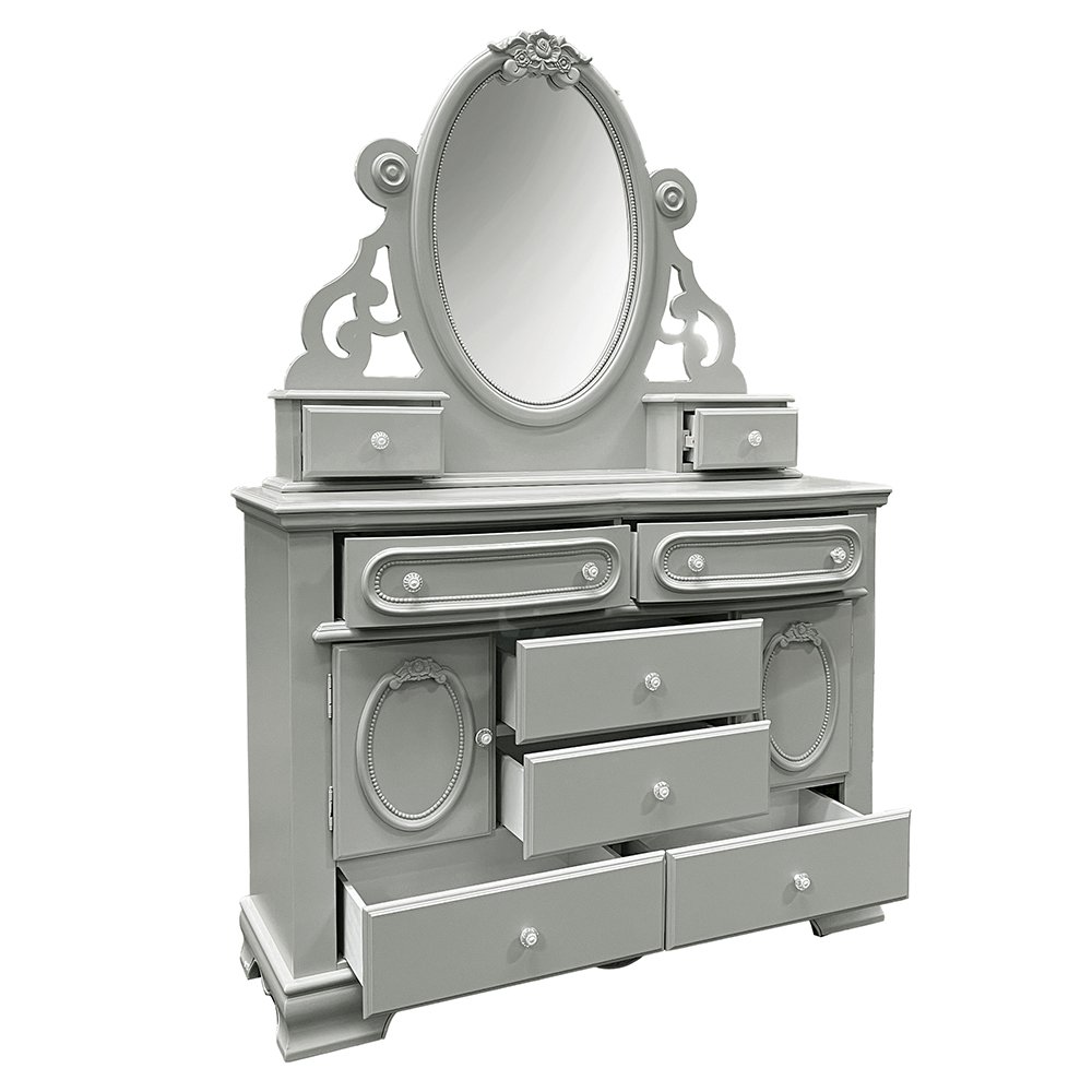 Flora Jewelry Mirror Gray. Picture 7