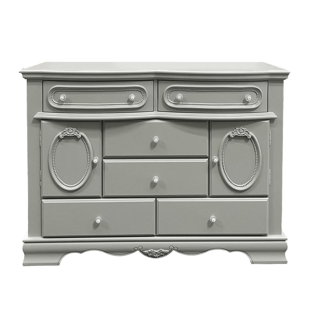 Flora Dresser w/Door Gray. Picture 3