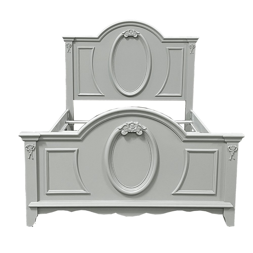 Flora Full Bed Gray. Picture 2