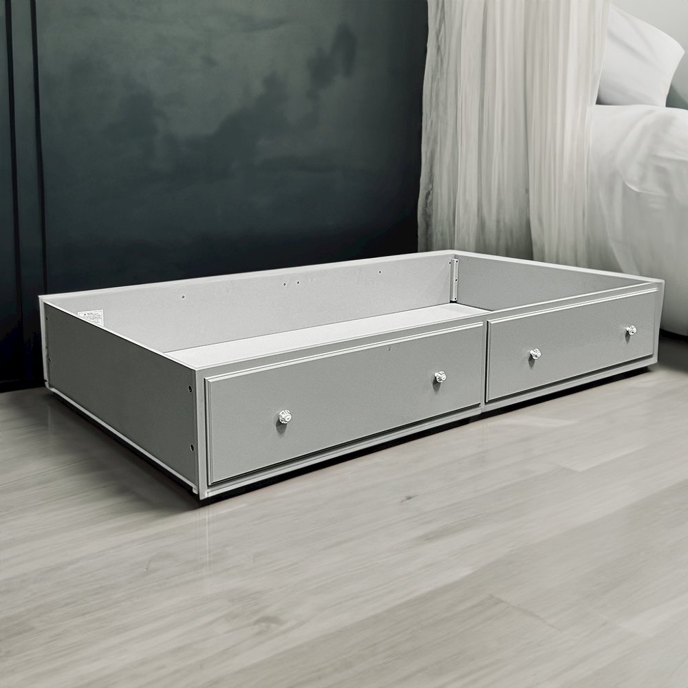 Flora Trundle (Twin)-Optional Gray. Picture 1