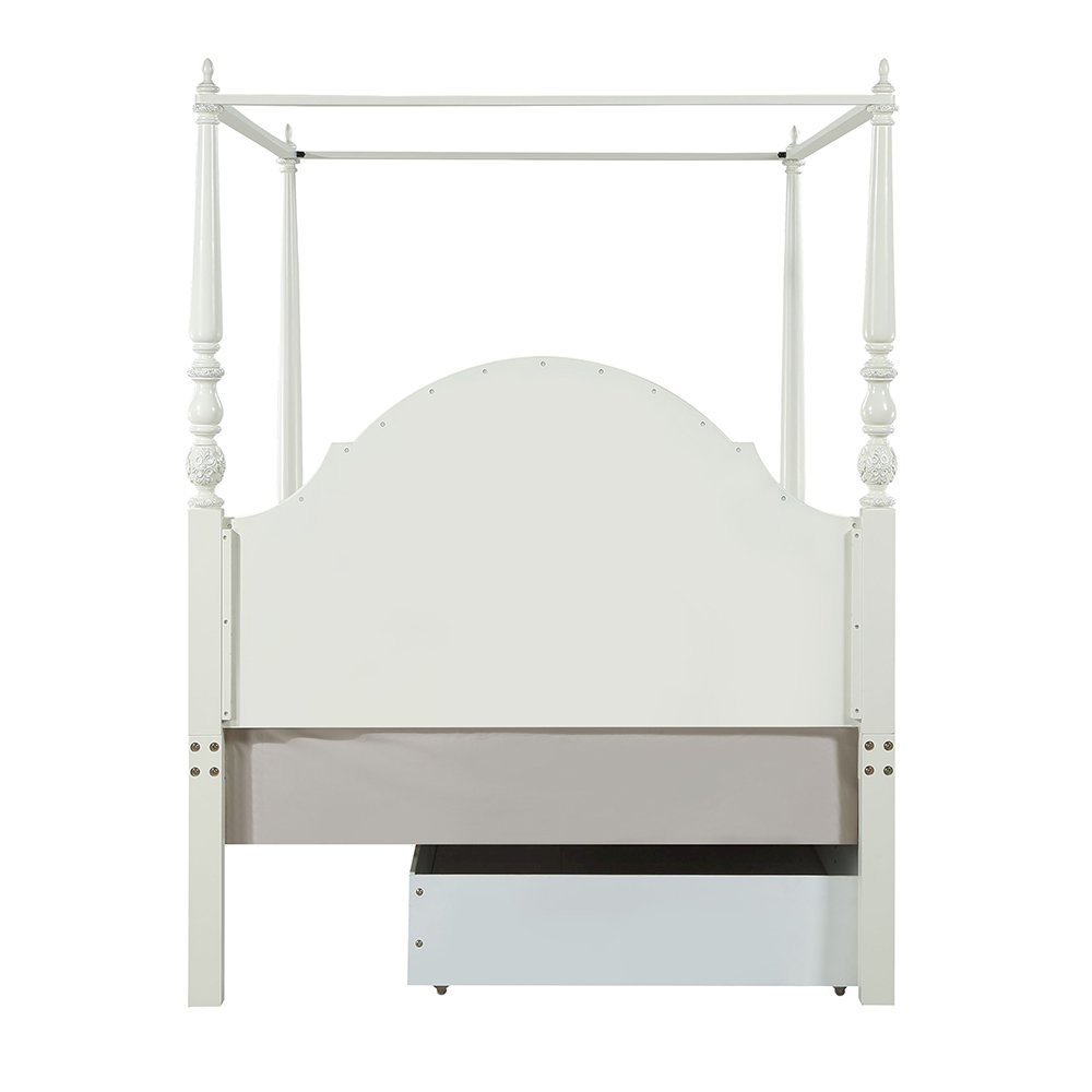 Dorothy Full Bed (Wooden Poster) Ivory. Picture 6