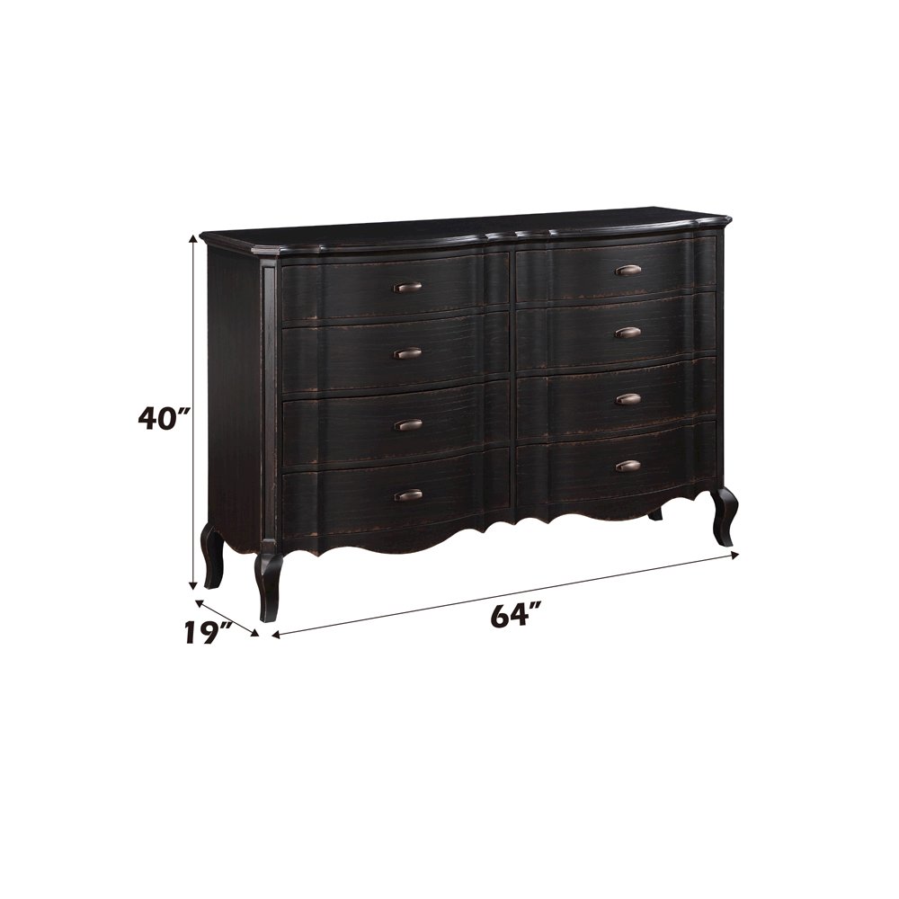 Chelmsford Dresser Black Antique. Picture 6