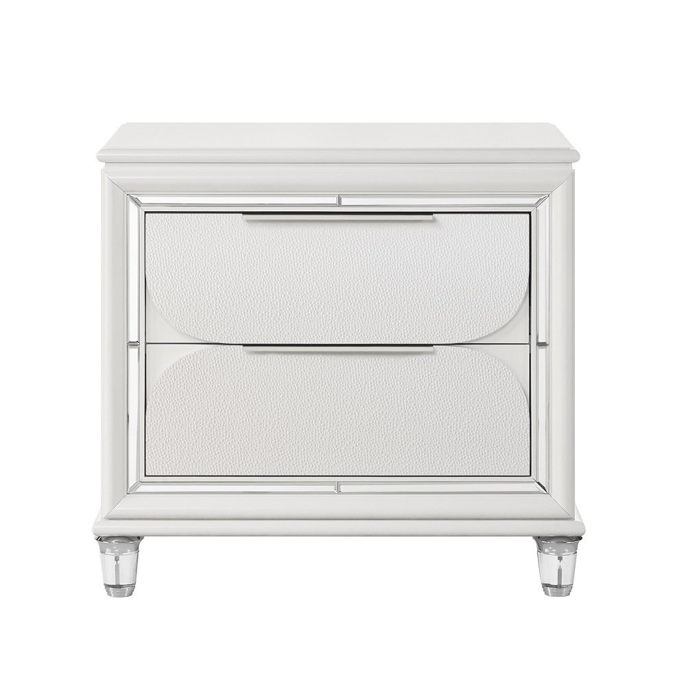 Tarian Nightstand Pearl White. Picture 3