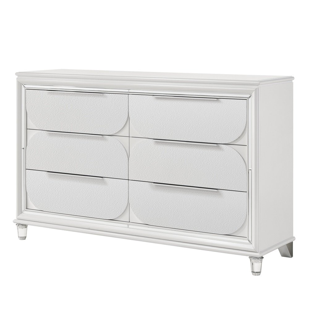 Tarian Dresser Pearl White. Picture 2