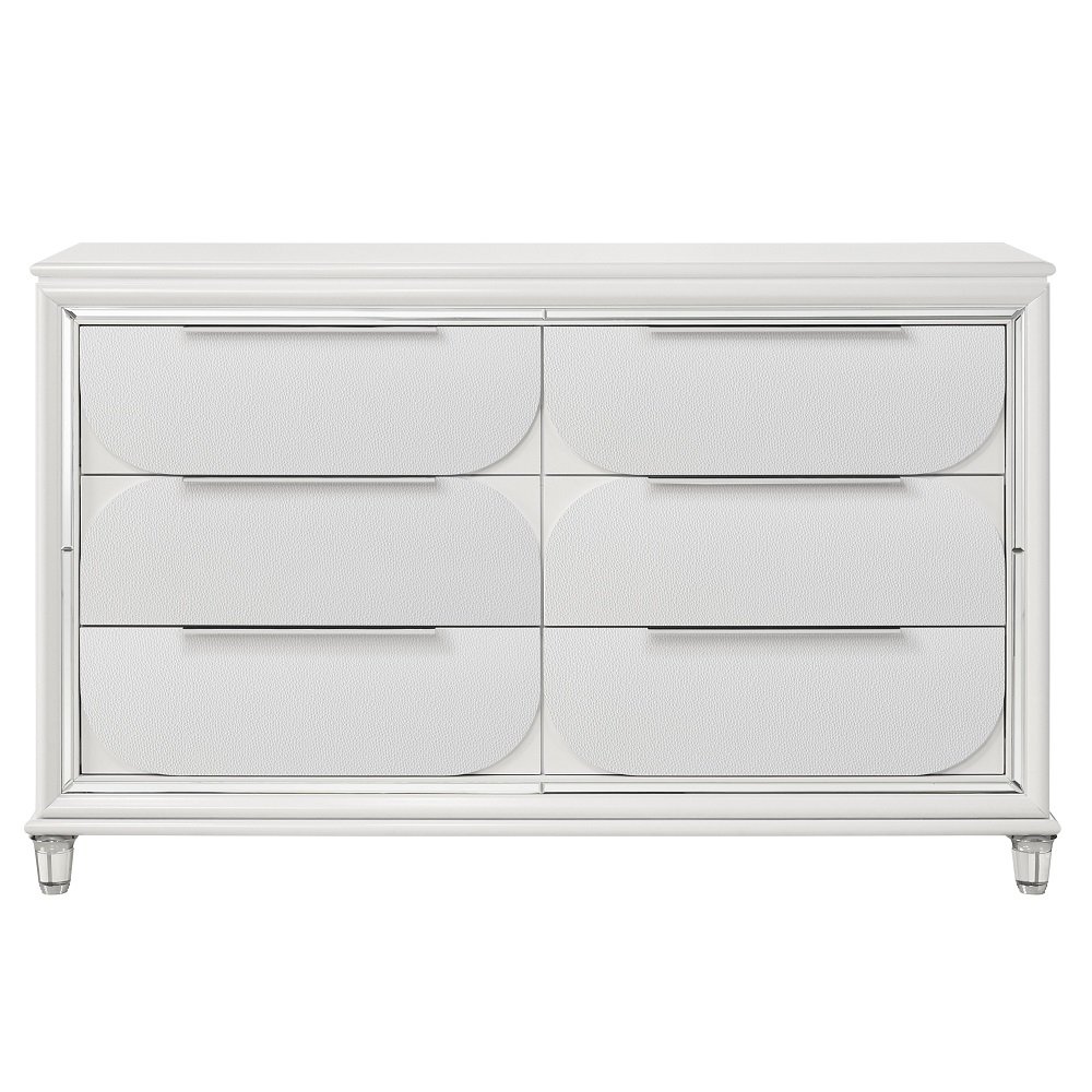 Tarian Dresser Pearl White. Picture 3