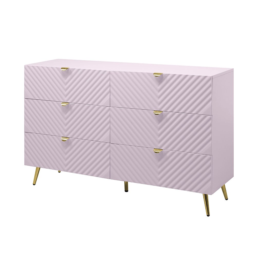 Gaines Dresser Pink High Gloss. Picture 2
