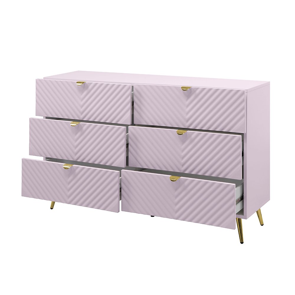 Gaines Dresser Pink High Gloss. Picture 4