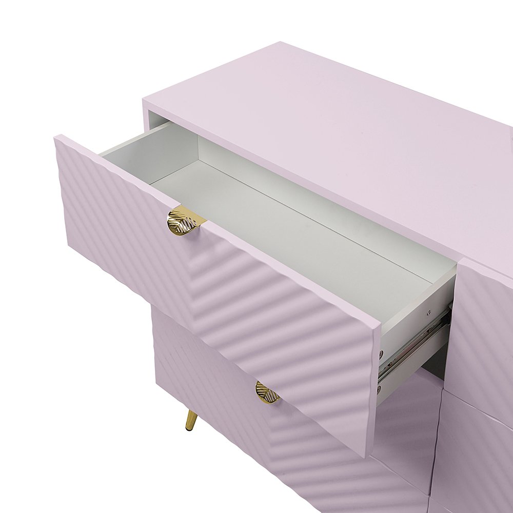 Gaines Dresser Pink High Gloss. Picture 7