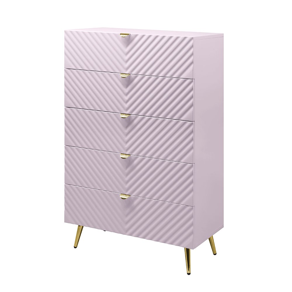 Gaines Chest Pink High Gloss. Picture 2