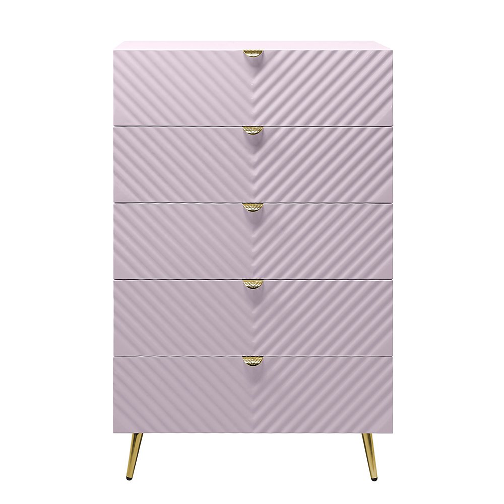 Gaines Chest Pink High Gloss. Picture 3