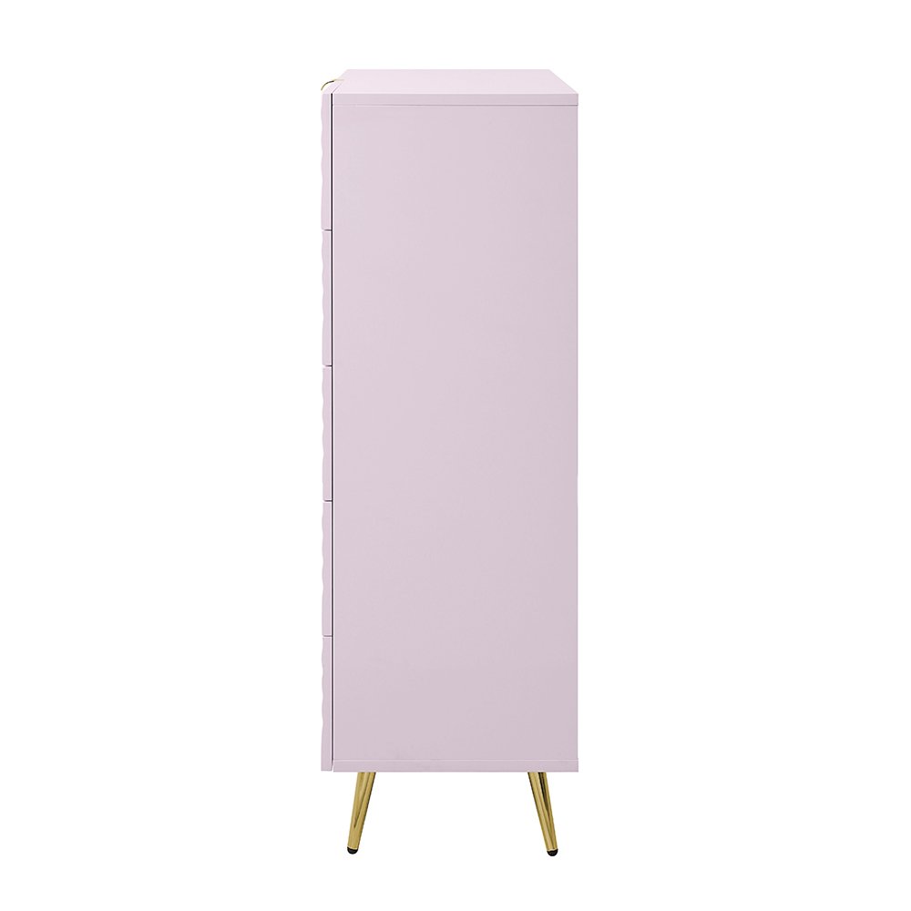 Gaines Chest Pink High Gloss. Picture 5