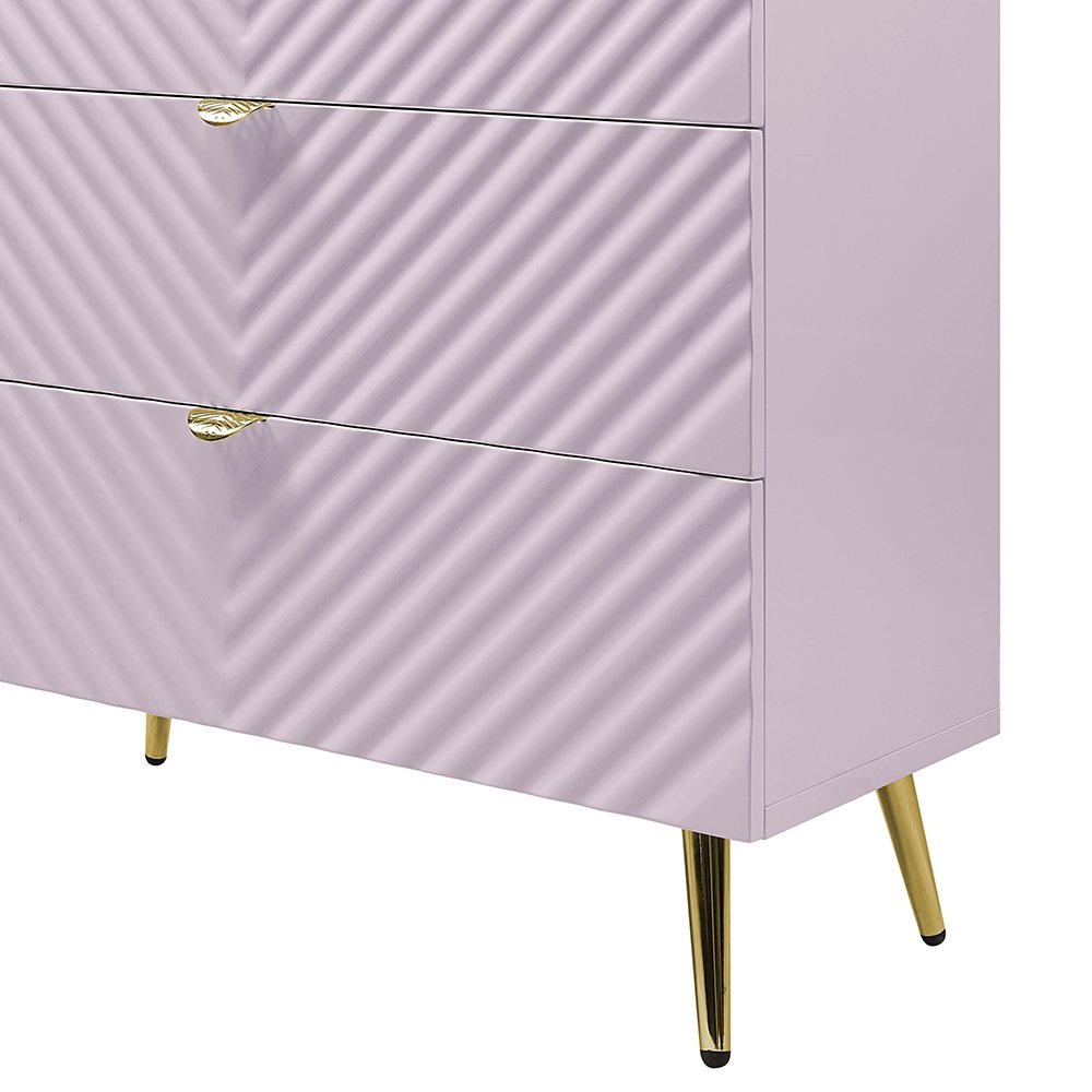 Gaines Chest Pink High Gloss. Picture 9