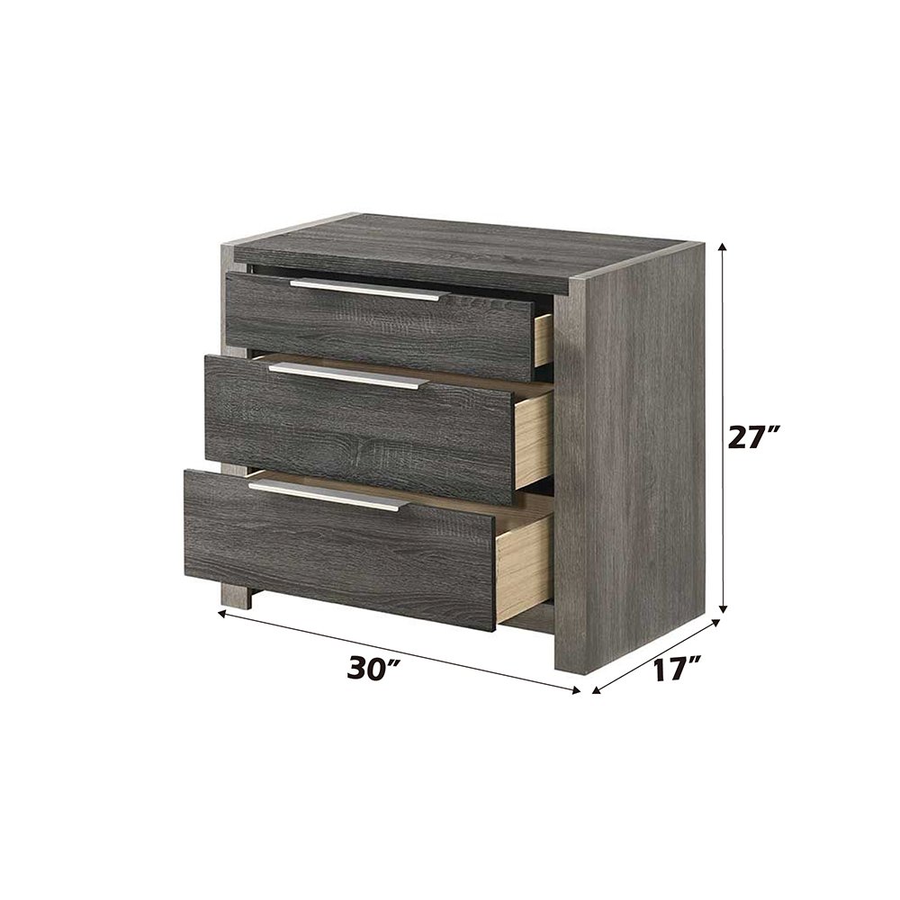 Jehoram Nightstand Gray. Picture 5