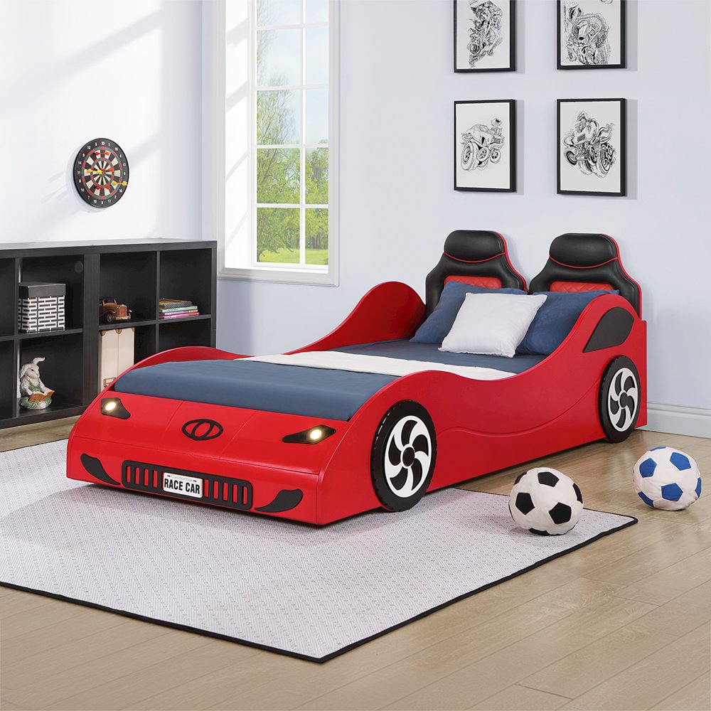 Colen Car Bed (Twin) Red. Picture 1