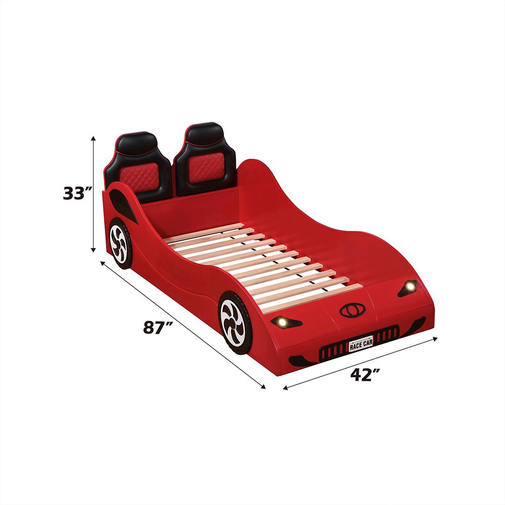 Colen Car Bed (Twin) Red. Picture 6