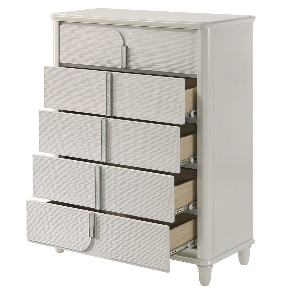 Laveda Chest Pearl White. Picture 5