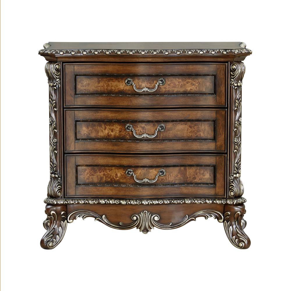 Devany Nightstand, Cherry Finish. Picture 1