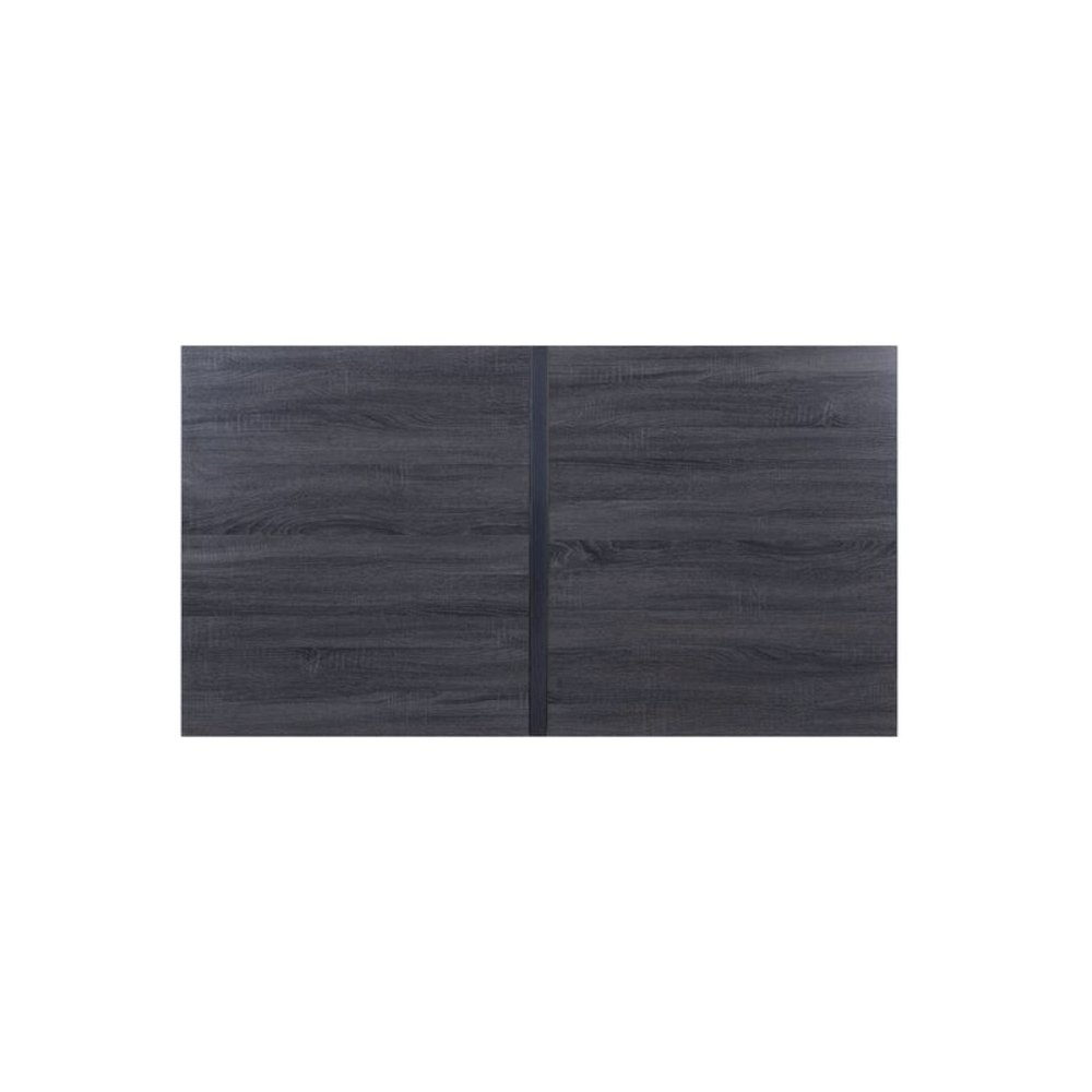 Nakula Dining Table Gray Oak & Black. Picture 4