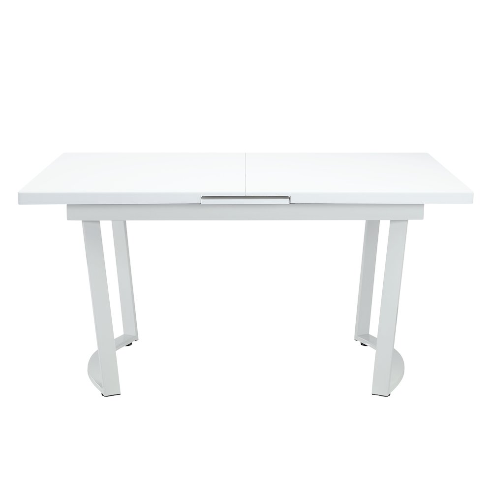 Palton Dining Table High Gloss White. Picture 3
