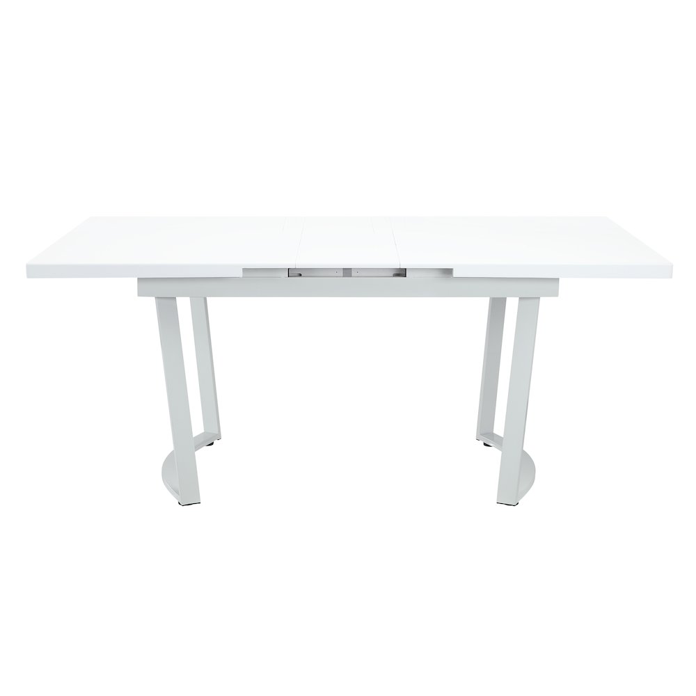 Palton Dining Table High Gloss White. Picture 4