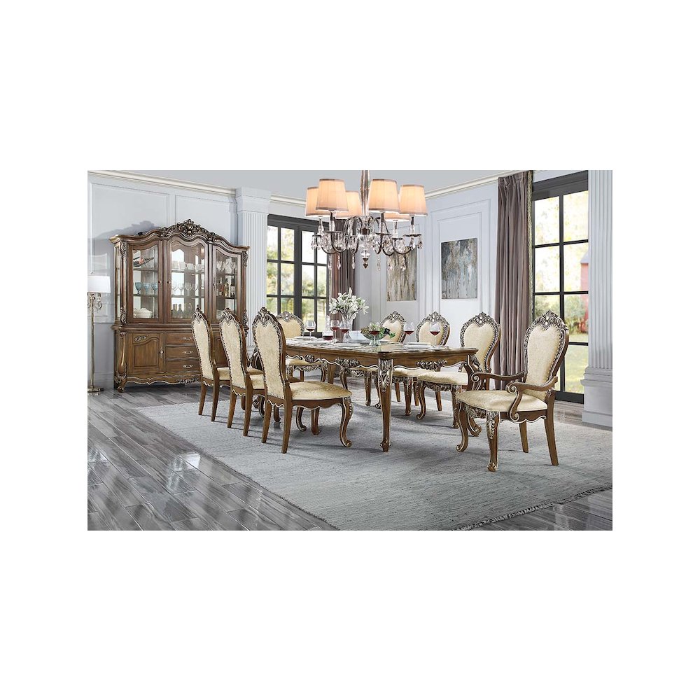 Latisha Dining Table Antique Oak. Picture 7