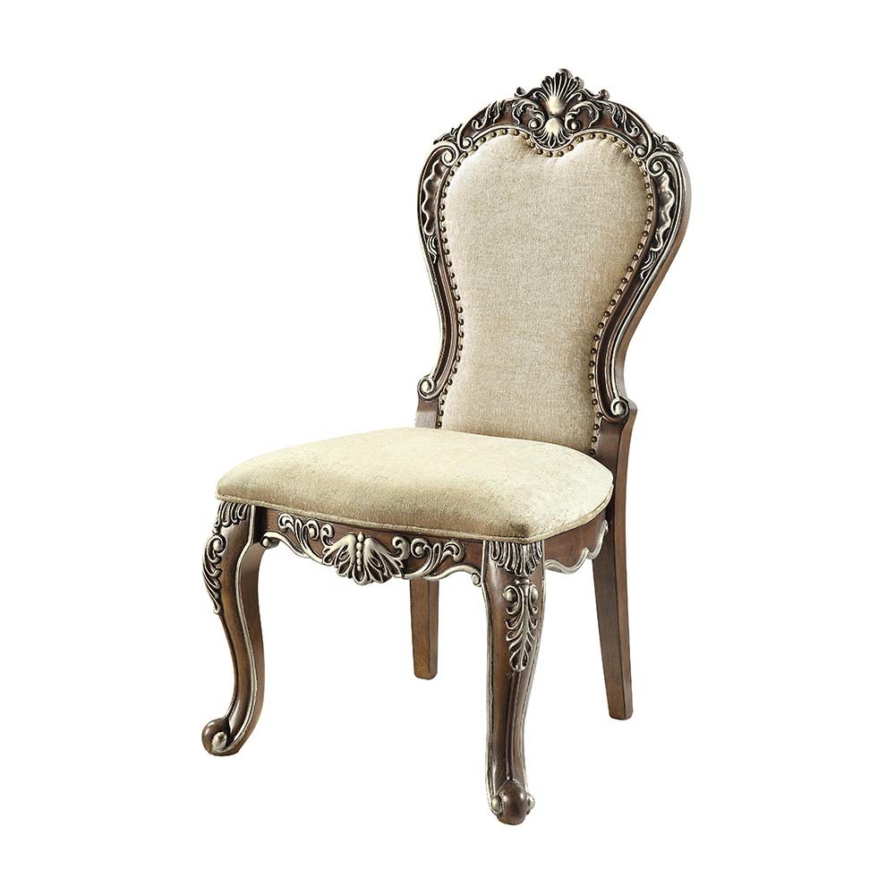 Latisha Side Chair (Set-2) Antique Oak. Picture 1